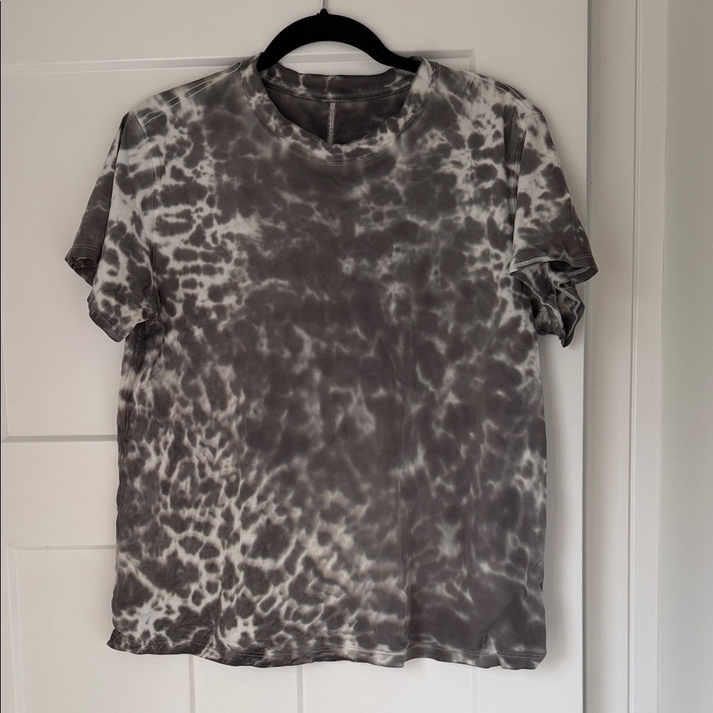 lululemon athletica Black and White Tie-Dye Tee